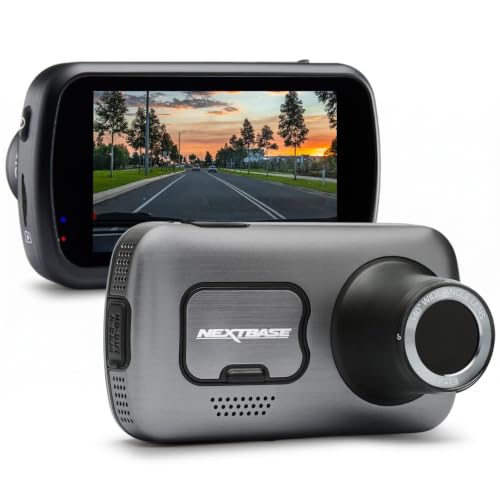 Nextbase 622GW Dash Cam Full 4K/30fps UHD Recording in Car DVR Camera- 140° Front- Wi-Fi, GPS, Bluetooth- Super Slow Motion @ 120fps- Image Stabilisation- what3words- Night Vision-