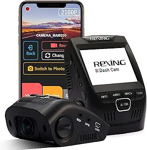 REXING V1 - 4K Ultra HD Car Dash Cam 2.4