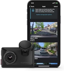 Garmin Dash Cam X310, Compact 4k Ultra HD Touchscreen Dash Cam with a 140-degree Field of