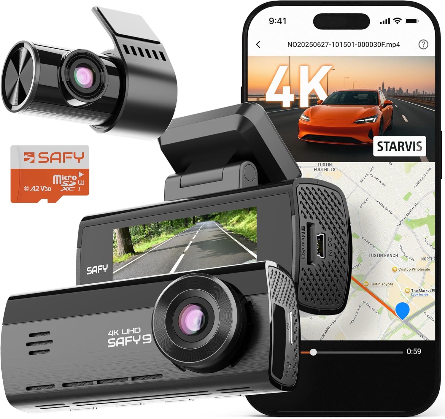 Best dash cam with radar detector built in for highway commu