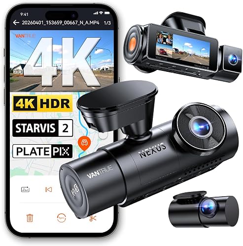 Vantrue New N4 Pro S 4K 3 Channel Dash Cam, Triple STARVIS 2 Dash Came — Manufacturer product photo — best dash cam