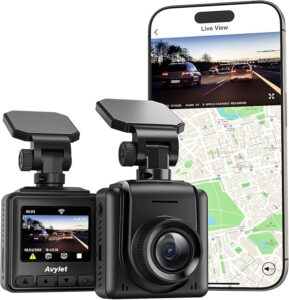 10. Avylet Dash Cam WiFi 2K