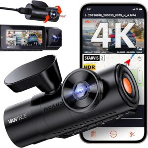 4. Vantrue N4 Pro 3 Channel 4K WiFi Dash Cam