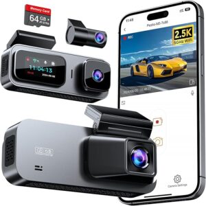 6. Anyski 3 Channel Dash Cam