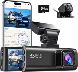 1. REDTIGER F7N 4K Dual Dash Cam